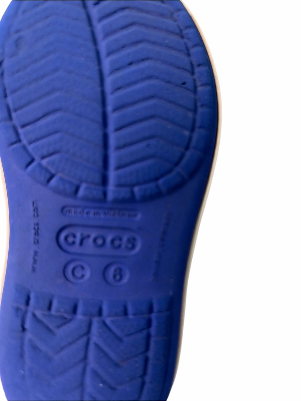 Crocs Crocband Sandals Kids Toddler Cerulean Blue Ocean Size C6 Waterproof - Picture 8 of 9